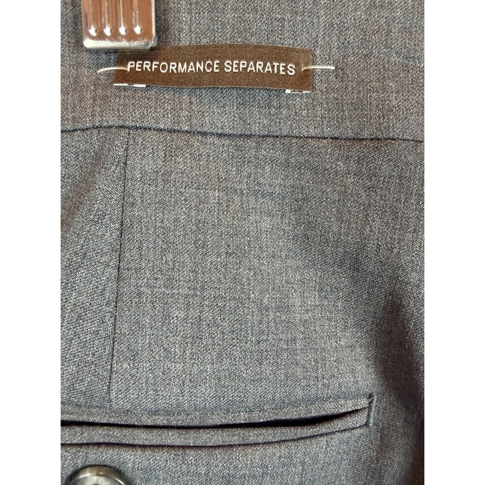 JOSEPH ABBOUD gray wool blend comfort mens career dress pants 42W-32" NWT - Picture 8 of 10